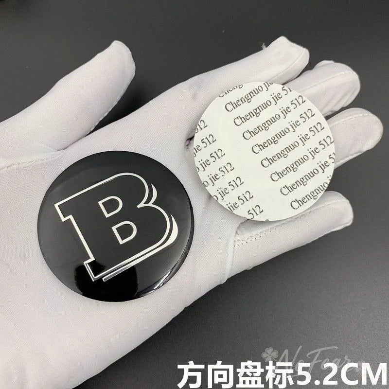 3D Metal Logo Emblem Badge Stickers For Brabus smart w204 w205 GLC G63 G65 W463 G500 G350 CLA w464 w221 w213 w206 w212 GLS
