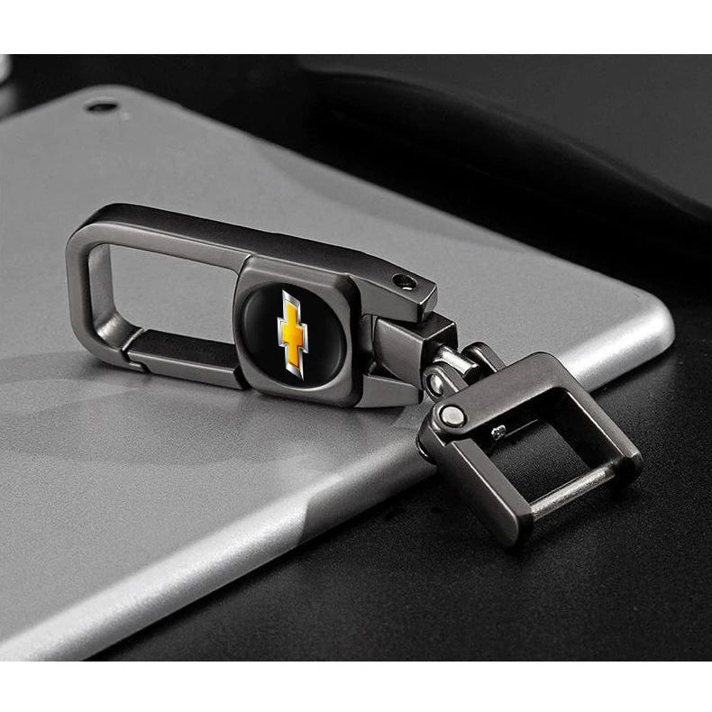 Metal Keychain Car Logo Keyring Pendant Auto Accessories For Chevrolet Cruze Onix Tracker Aveo Bolt Captiva Equinox Spark Tahoe