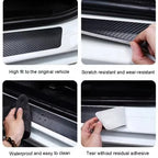 1/4/5Pcs Carbon Fiber Door Sill Anti Scuff Plate Sticker For BMW M2 M3 M4 M5 G06 G07 G14 G15 G16 G42 G80 F20 F21 F82 F83