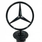 Car Bonnet Label Badge 3D Star Zinc Alloy Car Front Hood Emblem Mercedes Benz  W203 W204 W205 W206 W212 W213 W222 W223 E300
