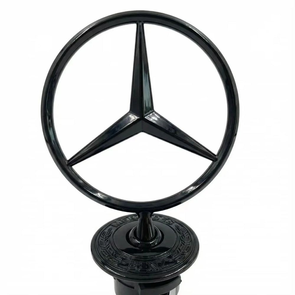 Car Bonnet Label Badge 3D Star Zinc Alloy Car Front Hood Emblem Mercedes Benz  W203 W204 W205 W206 W212 W213 W222 W223 E300