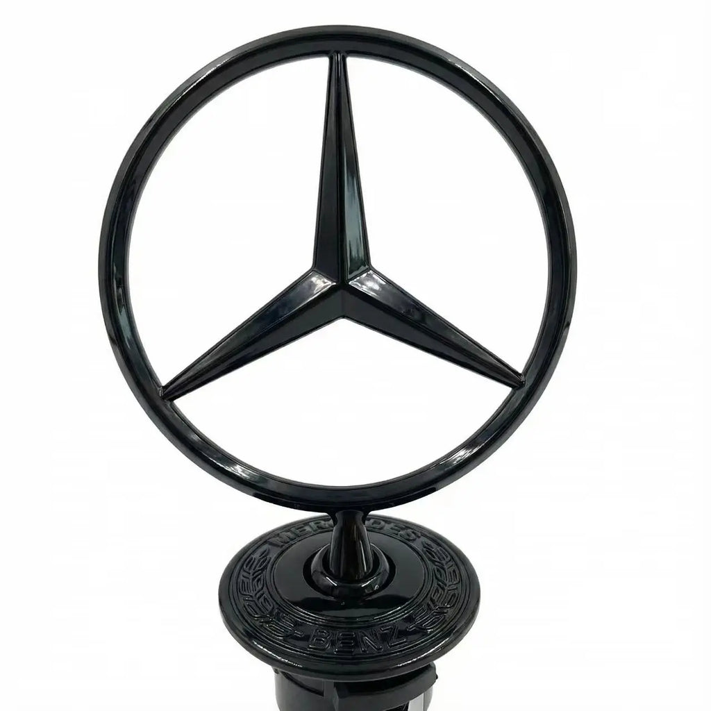 Car Bonnet Label Badge 3D Star Zinc Alloy Car Front Hood Emblem Mercedes Benz  W203 W204 W205 W206 W212 W213 W222 W223 E300