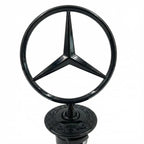 Car Bonnet Label Badge 3D Star Zinc Alloy Car Front Hood Emblem Mercedes Benz  W203 W204 W205 W206 W212 W213 W222 W223 E300