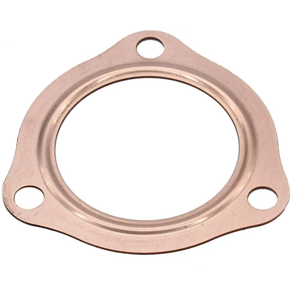 2Pcs 2.5" Universal Copper Header Exhaust Collector Gaskets Flanges 3-Hole 2-1/2"