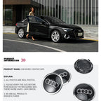 4pcs 69mm Car Styling Wheel Center Cap Hub Covers Badge For Audi A3 A4 A5 A6 A7 A8 S4 S6 A4L A6L 4B0601170A Auto Accessories