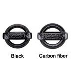52mm Car Steering Wheel Logo Emblem ABS Sticker for Nissan Qashqai J10 J11 Leaf Juke Tiida Sentra Teana X Trail T30 T32 Almera