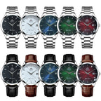 Orient Automatic Men's Watch, Black Dial Stainless Steel Band, Water Resistant Classic Business Wristwatch with Date Display