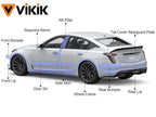 3/5/7/10CM Black Glossy Vinyl Stripes Car Tape Waterproof Window Trim Film for Hood Roof Pillar