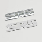 3d Metal Letters Logo SR5 Emblem Car Fender Door Side Badge SR5 Sticker for Toyota Tundra Hilux Tacoma 4runner SR5 Acessories