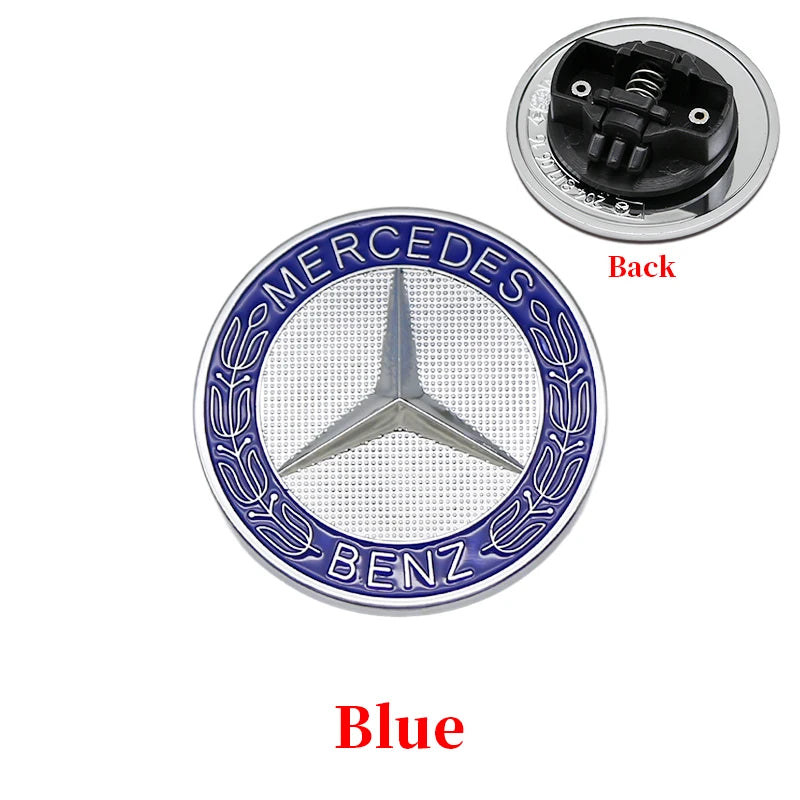 57mm 3D ABS Car Front Engine Hood Bonnet Flat Emblem Badge Universal For Auto Sedan SUV Coupe Exterior Tuning Styling Trim 1PC