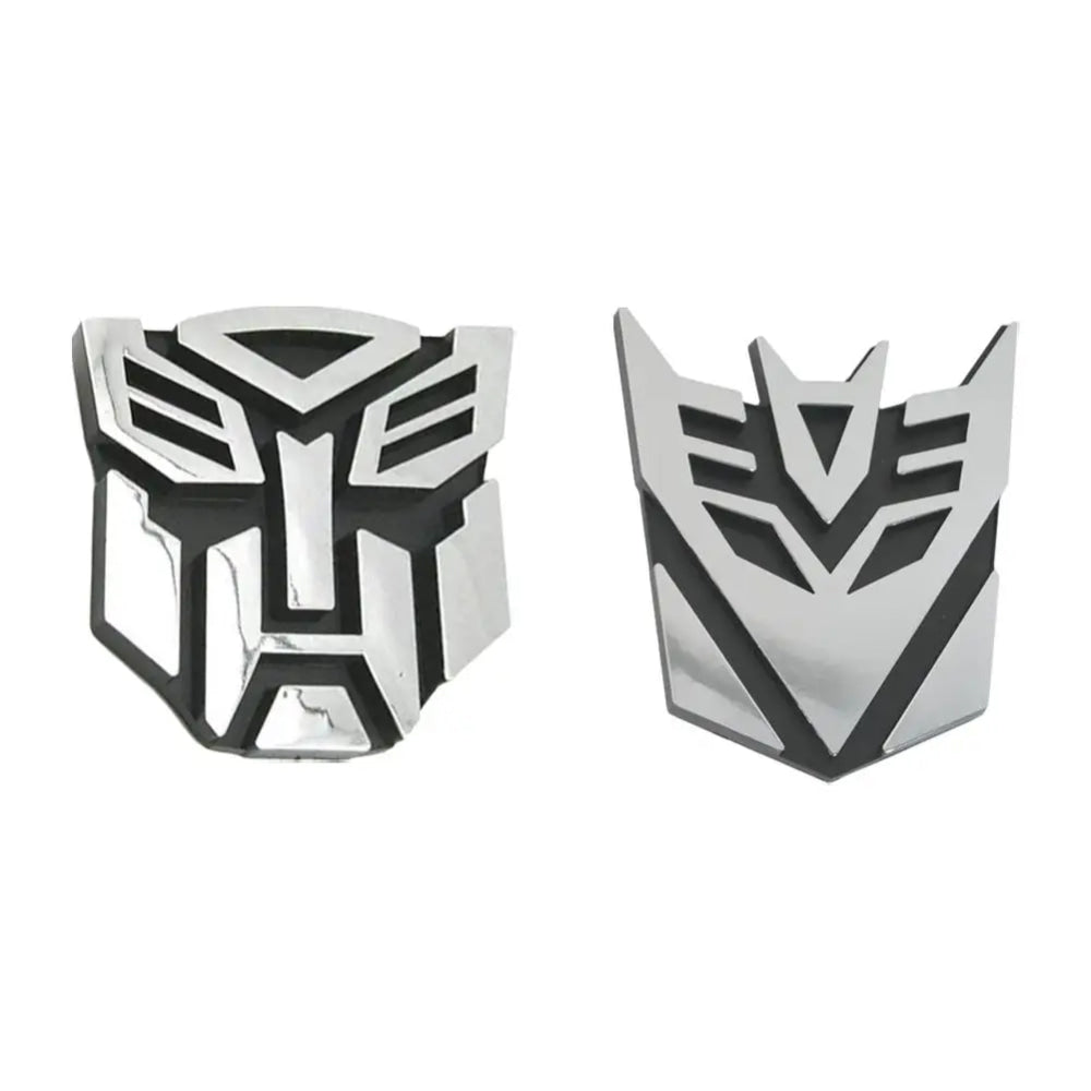 New 3D Car Stickers For Transformer Badge Decepticon Emblem Tail Decal Cool Autobots Logo Car Styling Motorcycle Car Accessories
