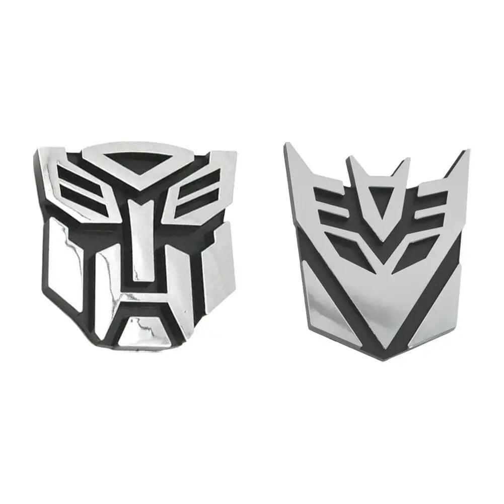 New 3D Car Stickers For Transformer Badge Decepticon Emblem Tail Decal Cool Autobots Logo Car Styling Motorcycle Car Accessories