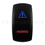Waterproof 5 Pins SPST On/Off Rocker Switch Blue & Red Led 20A/12V 10A/24V Toggle Switch GPS for Cars,Trucks, RVs, Boats