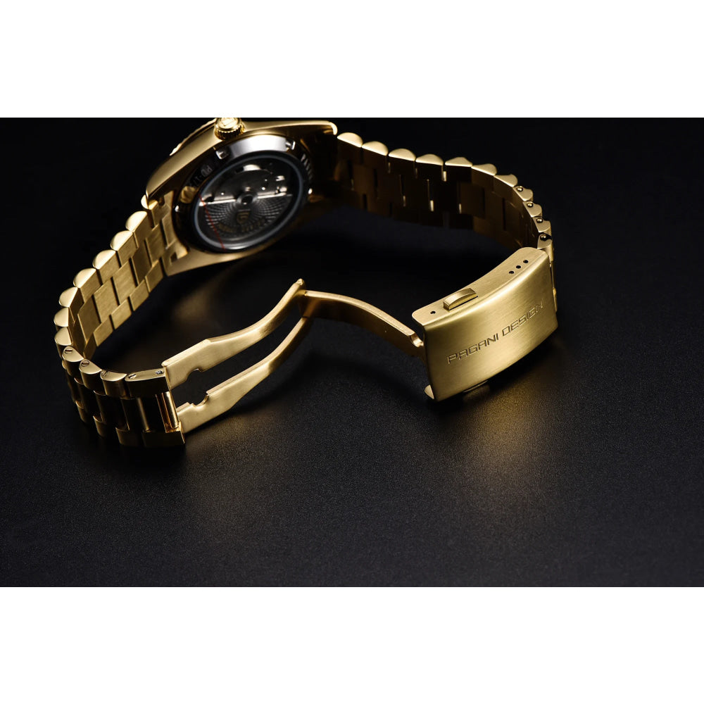 2025 New PAGANI DESIGN Men's Watch DD36 Rose Gold Luxury Automatic Watch For Men Mechanical Wristwatches Sapphire Mirror Clock