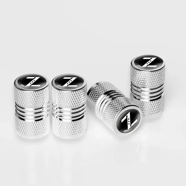4Pcs Car Styling For Z Badge Aluminium Alloy Wheel Tire Valve Cover Caps Auto Accessories Car Motorcycle For Nissan Accessories