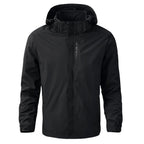 Men's Waterproof Rain Jacket Lightweight Outer Hooded Outdoor Raincoat Hiking Windproof Jacket Climbing Outdoor Jackets