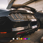 Car Stickers 6pcs Kit, Full Body Vinyl Decals, Racing Stripe Design for Roof Hood Door Exterior Car Modification (Multicolor)