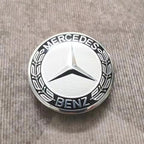 4PCS 75mm Metal Emblem Car Wheel Center Hub Cap Cover Badge For Mercedes Benz AMG GLK GLE GLC W203 W206 W220 W205 W211 W212 201