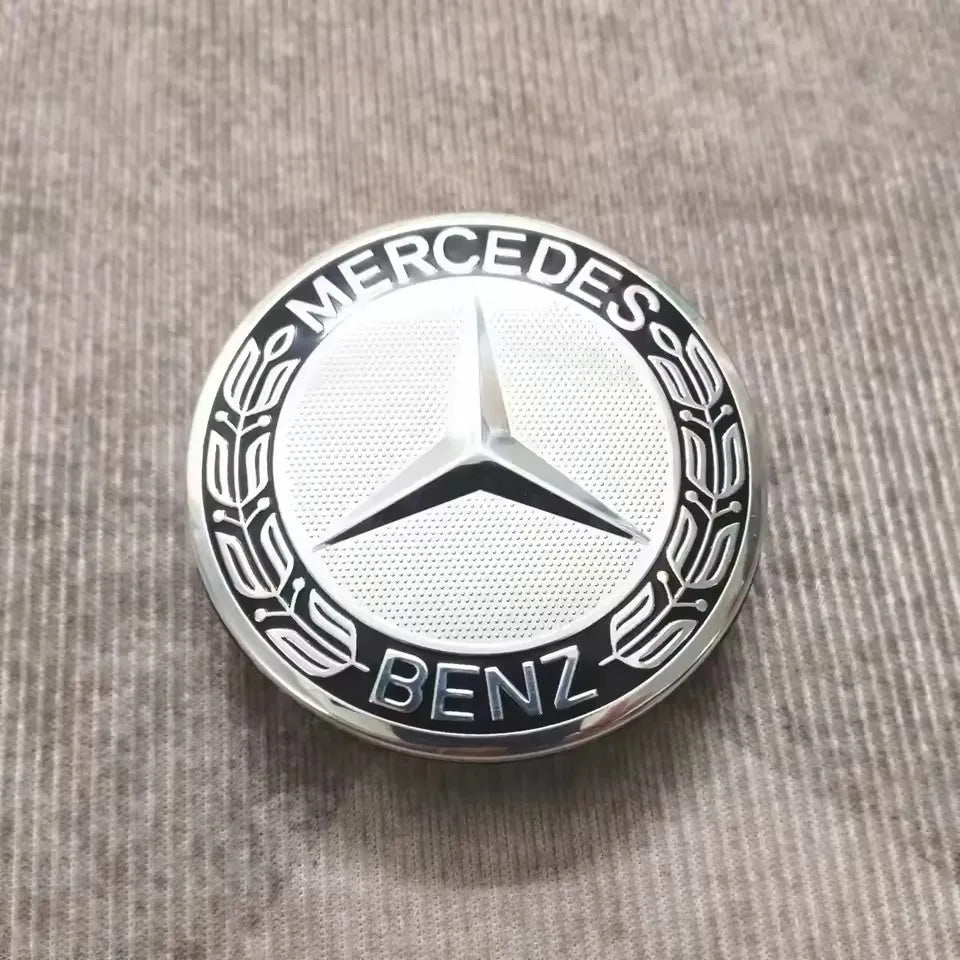 4PCS 75mm Metal Emblem Car Wheel Center Hub Cap Cover Badge For Mercedes Benz AMG GLK GLE GLC W203 W206 W220 W205 W211 W212 201