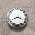 4PCS 75mm Metal Emblem Car Wheel Center Hub Cap Cover Badge For Mercedes Benz AMG GLK GLE GLC W203 W206 W220 W205 W211 W212 201