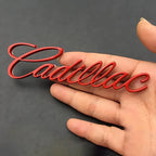 3D Metal Car Emblem Fender Side Rear Trunk Badge Sticker for Cadillac Escalade DTS SRX XT5 XTS ATS BLS CT4 CT5 CT6 CTS SLR SLS