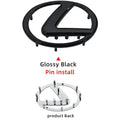 ABS Steering Wheel Center Emblem Sticker for Lexus RX NX ES IS GX LX UX CT GS F Sport RX300 RX350 GX460 etc Logo Badge Decal