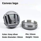 4Pcs 58mm Anti Dust Car Wheel Hub Center Caps for Honda Civic CRV Accord Fit Jazz HRV Vezel City Odyssey Stepwg Rim Badge Covers