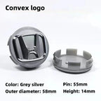 4Pcs 58mm Anti Dust Car Wheel Hub Center Caps for Honda Civic CRV Accord Fit Jazz HRV Vezel City Odyssey Stepwg Rim Badge Covers