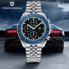 PAGANI DESIGN 2026 New Men's Watches Sport Quartz Watch For Men Racing Chronograph Waterproof AR Sapphire crystal Wristwatch Men