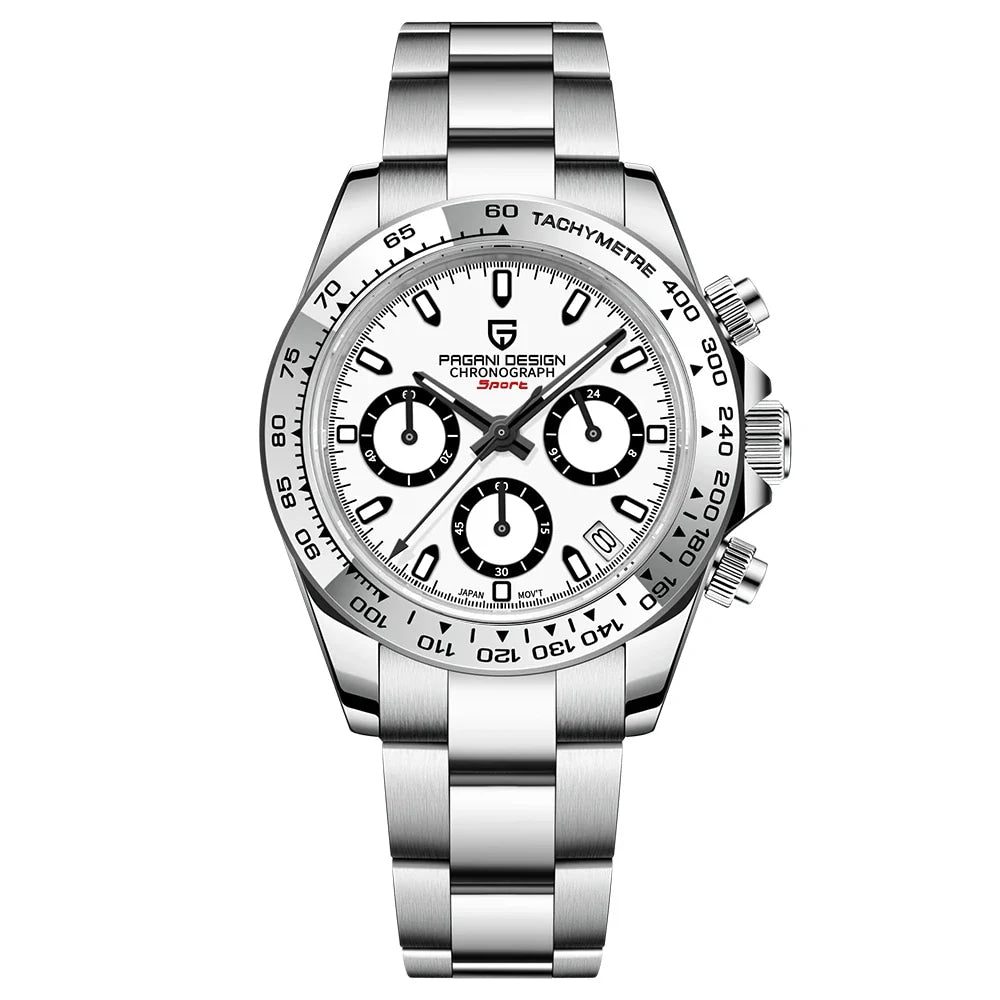 2026 Pagani Design PD1727 Night Light Men's Watch Sapphire Glass Stainless Steel Waterproof Relief  relogio masculino watches