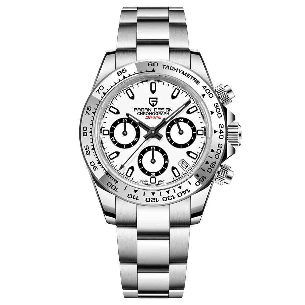 2026 Pagani Design PD1727 Night Light Men's Watch Sapphire Glass Stainless Steel Waterproof Relief  relogio masculino watches