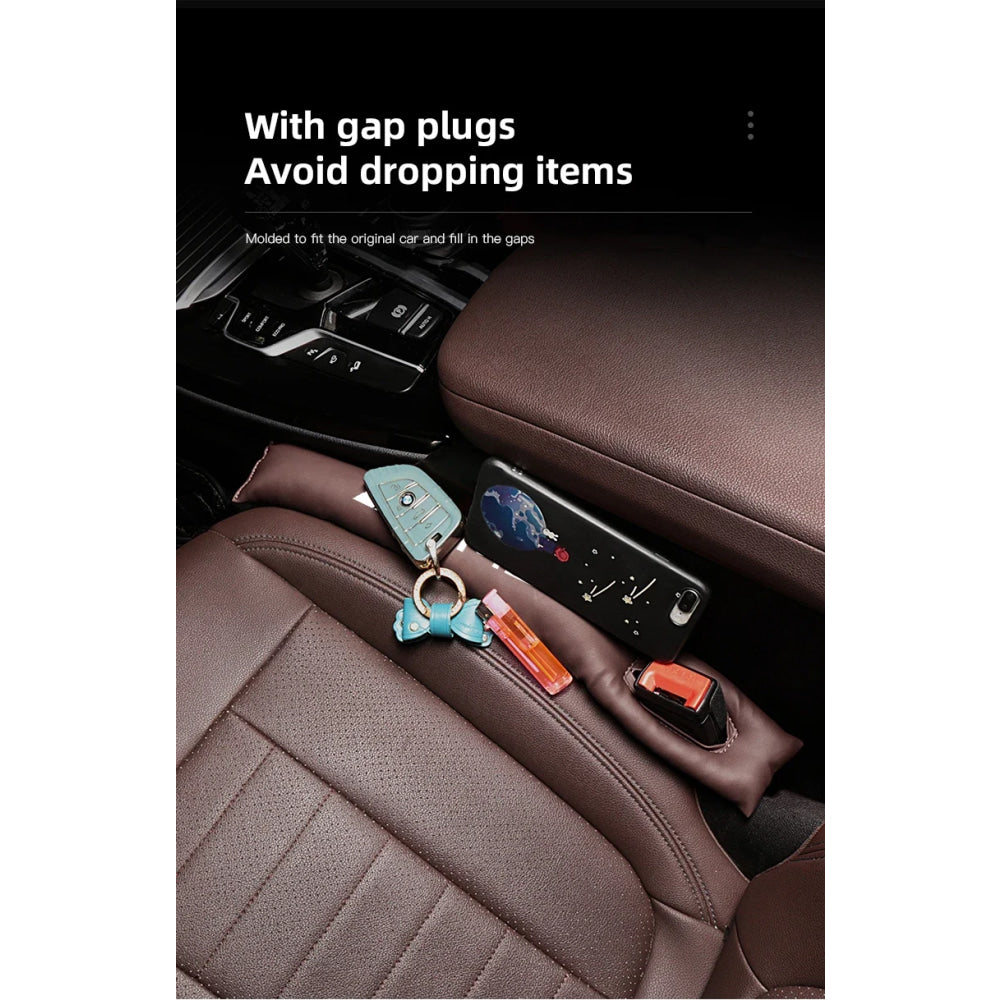 2Pcs Car Seat Gap Filler Leak Proof Sealing Strip For Mercedes Benz AMG W204 W205 W203 W211 W212 W213 W201 W210 W124 W126 W140