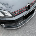 Car Front Bumper Lower Spoiler Lip Splitter For VW Golf 6 MK6 GTI 2008-2012 Front Bumper Spoiler Guard Protector