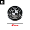 4.5cm Car Steering Wheel Decoration Badge Sticker For BMW G80 E84 F48 G01 G11 X1 X2 X3 X4 X5 X6 G07 Interior Emblem Accessorie