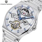 PAGANI DESIGN New 42MM Hollow Tourbillon Luxury Men Mechanical Watch Sapphire Glass Automatic Watches For Men Relojes hombres
