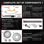 9-4201S 94201S 9-4201SX Timing Chain Kit with Water Pump 94201SX 9-4202S 94202S For Chevy GMC Pontiac Buick Equinox 2.2L 2.4L
