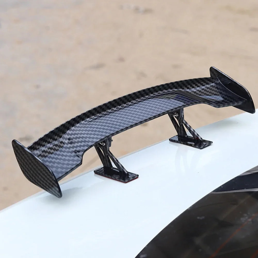 For GT Style Small Rear Trunk Spoiler Wing Car Rear Spoiler Boot Mini Wing Model Decoration Auto Accessories Universal Wing