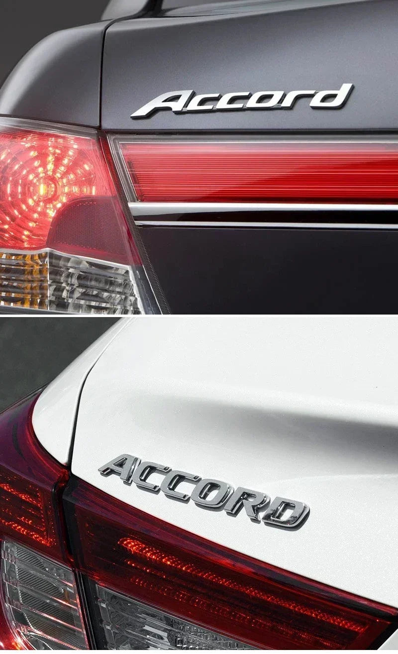 3D ABS Logo Badge Sticker Trunk Side Wing Emblem Fender Decal For Honda S Power Accord Civic Grand Vitara Swift Car Styling