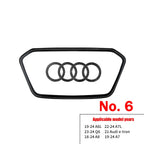 Car Styling Steering Wheel Center Logo Cover Replacement Trim Accessories For Audi Sline TT A3 A5 A7 Q3 Q5 Q7 Q8 A4L A6L A8L Q5L