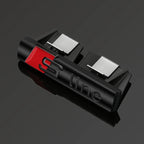 NEW Audi Sline Metal Logo Car Sticker Aluminum Emblem For Audi S Line Quattro A1 A3 A4 A5 A6 A7 A8 Q2 Q3 Q5 Q6 Q7 Q8 Accessories