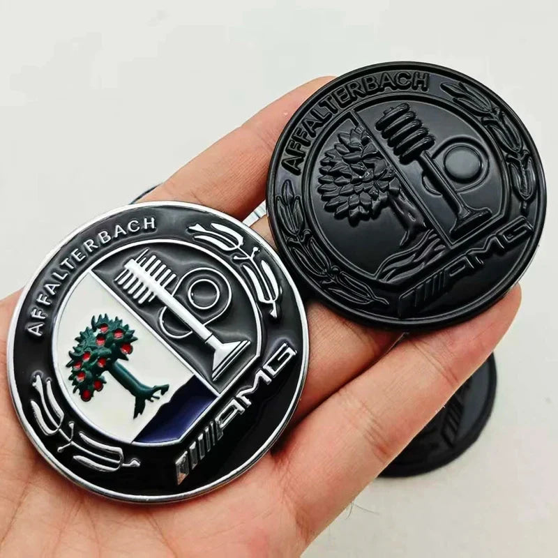 Car 3D Metal Door Windows Body Rear Trunk Emblem Sticker For Mercedes Benz AFFALTERBACH AMG LOGO C180 E320 A200 CLA CLK CLS ML
