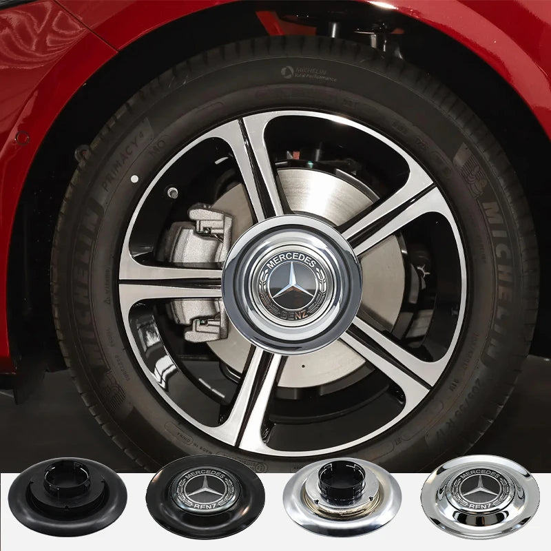 1Pcs 180mm Car Suspended Wheel Center Covers Accessory For Mercedes Benz W204 W205 W222 W223 E260L E320L E300L Modified Hub Caps