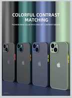 Jingjia armadura parachoques funda a prueba de golpes para iPhone 15 11 12 13 Mini 14 Pro XR X Xs Max 7 8 Plus SE 2020 funda dura de silicona Capa