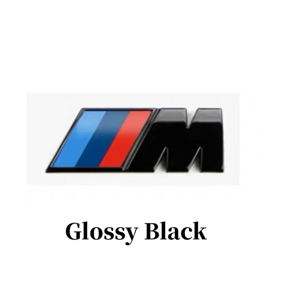 M LOGO Fender Emblem Badge Rear Trunk Badge For BMW E36 E39 E46 E60 E90 E90 F01 F10 F30 G01 G20 G21 G30 G11 F15 X5 X3 M Sports