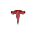 ABS Car Steering Wheel Emblem Sticker Accessories For Tesla SpaceX Model 3 Highland 2023 Model S Model X Model Y Model Y-Eur Roa