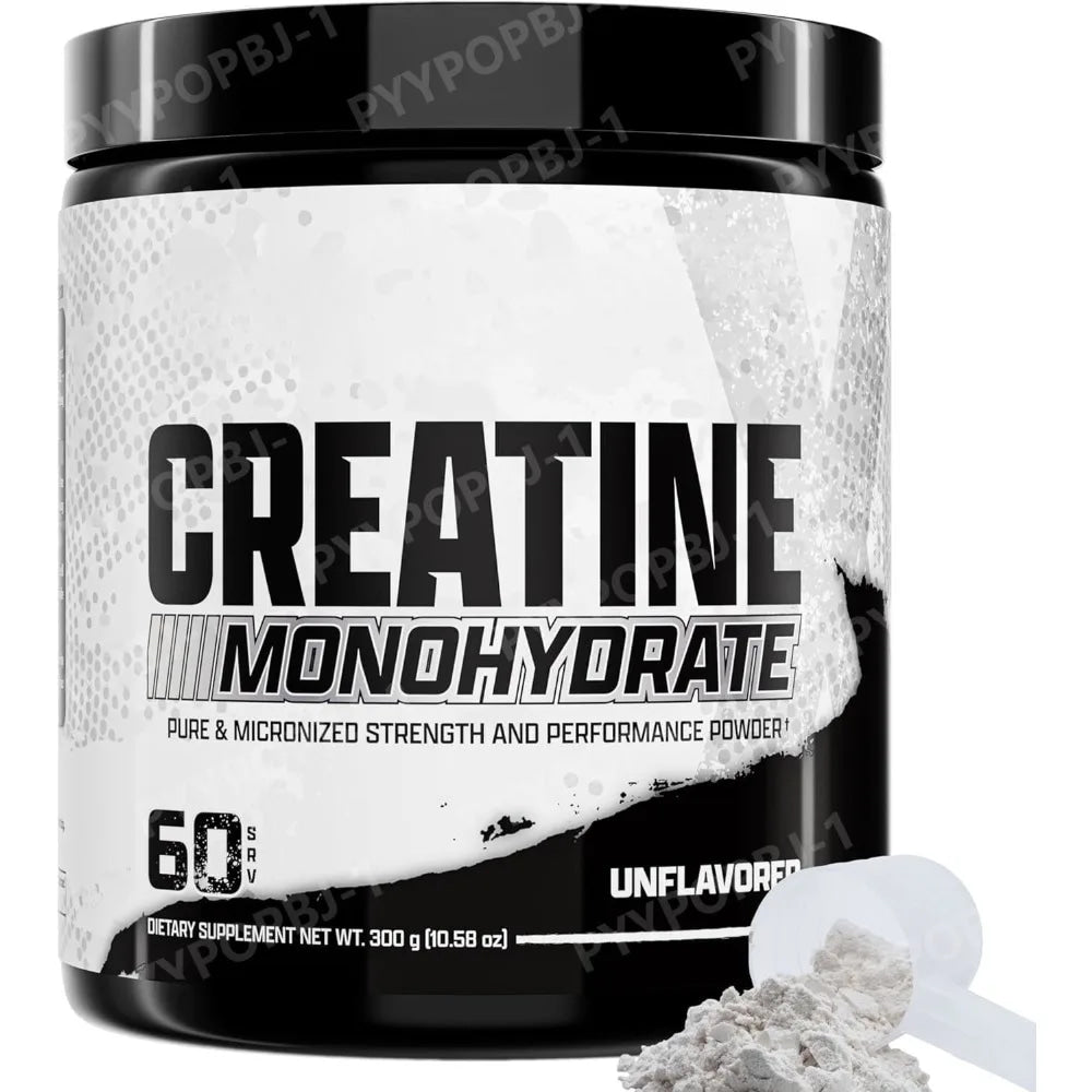 Creatine Monohydrate Powder 60 Servings Unflavored 5g Micronized Creatine Powder Gluten Free