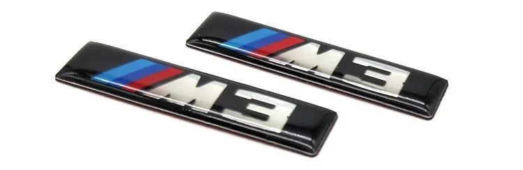 Metal Car Door Side Label Stickers for BMW M Power Performance M3 M5 Personalized Modification Stickers Auto Accessories