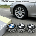ABS 4Pcs 68mm 56mm For Bmw Performance E36 F20 E46 E39 E38 E90 E87 M pendant Accessories Car Wheel Center Hub Caps Cover