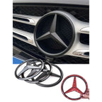 ABS Car Front Grille Badge Decal Cover Emblem for Mercedes Benz W204 W205 W210 W211 GLA GLK GLC GLE Interior Mouldings QBT-BENC