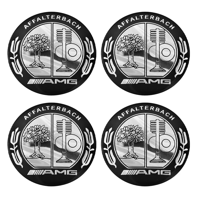 4PCS 56mm Car Styling Wheel Center Hub Caps Rim Cover Badge Emblem Sticker For Mercedes Benz AMG W205 W204 W206 W213 W212 W211 W